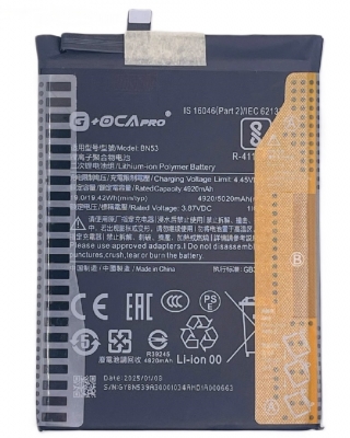 Акумуляторна батарея BN53 для Xiaomi Redmi Note 10 Pro 4G Original